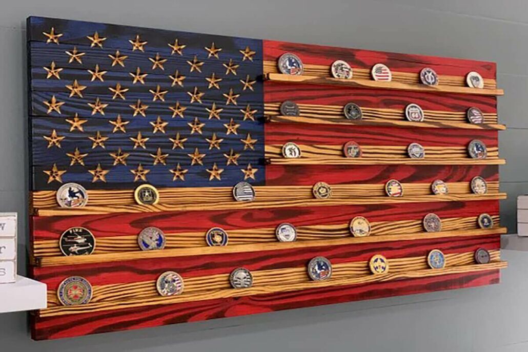 How to Display Challenge Coins